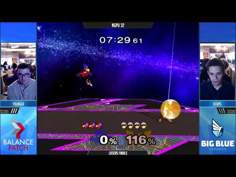 NGPU 32 SSBM - Younger (Falco) vs. Klaps (C. Falcon) - Melee LF
