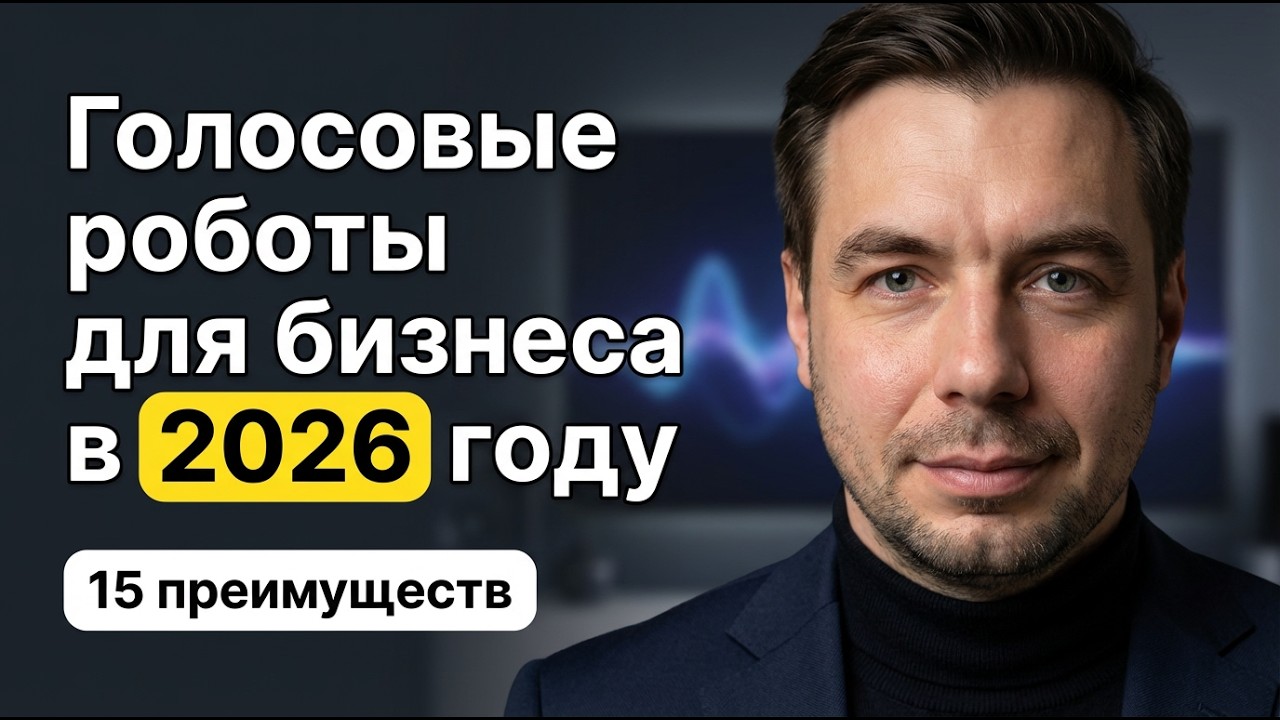 YouTube: Как работают умные голосовые роботы для бизнеса в 2026