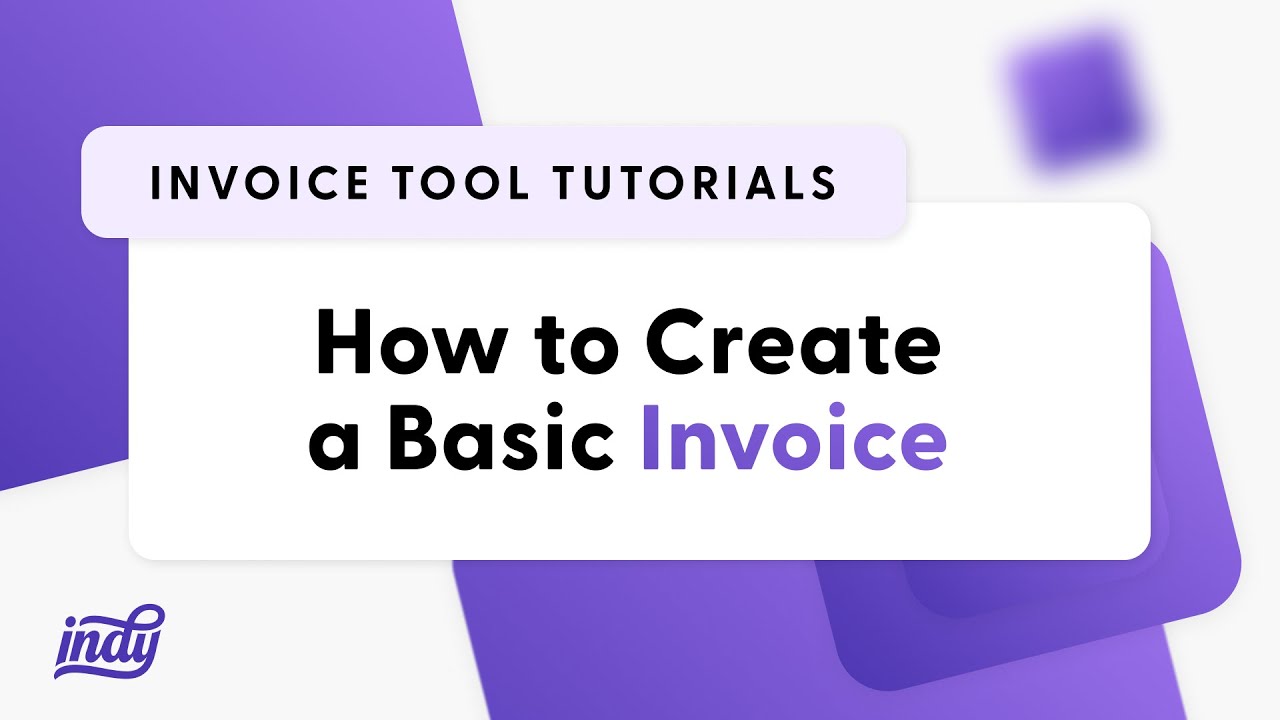 How to Create a Basic Invoice