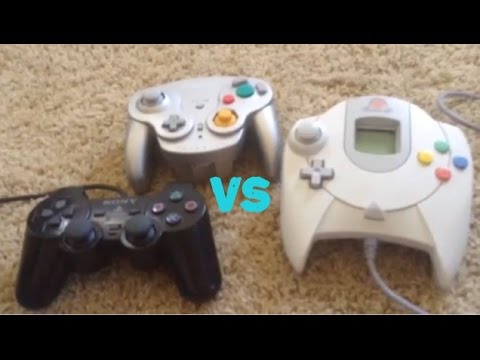 PS2 vs Dreamcast vs GameCube controller