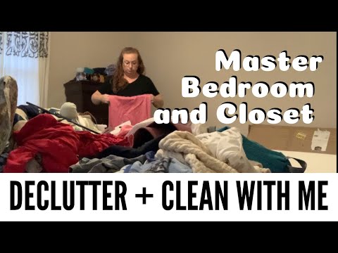 BEDROOM DECLUTTER + KONMARI CLOSET + CLEAN WITH ME - MINIMALIST - [Extreme Declutter Series Part 6]