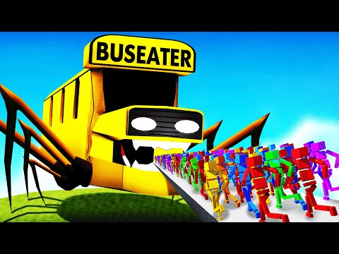 SCP-2086 BUSEATER vs 1,000,000 RAGDOLLS