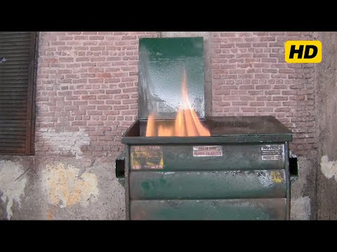 🔥Cozy Dumpster Fire, crackling fire sound, peeling paint. 10 hour HD Relaxing political catastrophe🗑