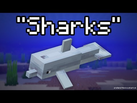 Sharks but every line is a Minecraft item
