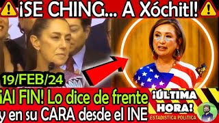 EN SU CAROTA ¡ Al fin Claudia SE CHIN... a Xochitl !