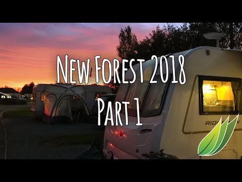 Caravanning in the New Forest - Part 1