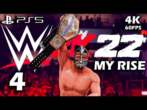 WWE 2K22 MY RISE PS5 Gameplay Walkthrough Part 4 (4K 60FPS) -No commentary