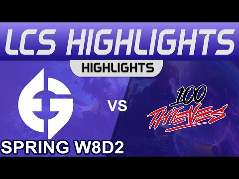 EG vs 100 Highlights LCS Spring Season 2023 W8D2 Evil Geniuses vs 100 Thieves by Onivia