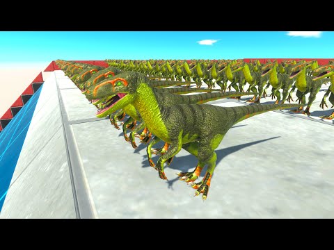 100 DEINONYCHUS vs EVERY FACTION - Animal Revolt Battle Simulator ARBS