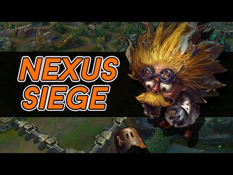 BEST NEXUS SIEGE CHAMPION? | Heimerdinger Nexus Siege Gameplay - League of Legends