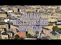 Driving Around Halifax Town Centre West Yorkshire United Kingdom