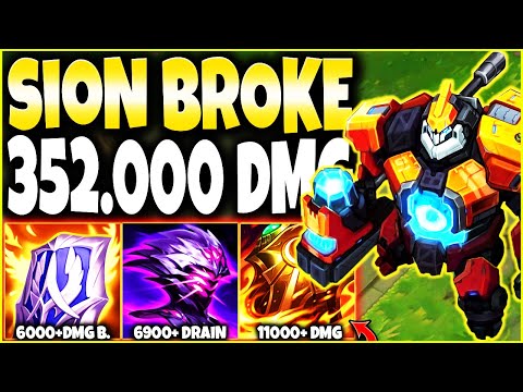 Our New Sion Season 13 Build BROKE ~ 350.000+ DMG, 650 Armor & 300 MR 🔥 LoL Top Sion s13 Gameplay