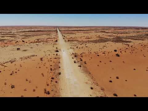 Kalahari desert (raw, short, drone footage)