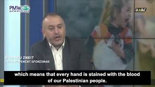 Fatah spokesman demonizing Israel