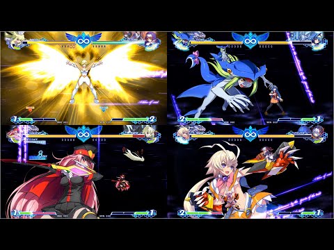 Arcana Heart 3 LOVEMAX SIXSTARS!!!!!! XTEND All Super Moves, Critical Hearts and Arcana Blaze Moves