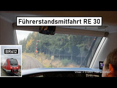 Führerstandsmitfahrt RE 30 | Hof Hbf - Bayreuth Hbf (über die schiefe Ebene)