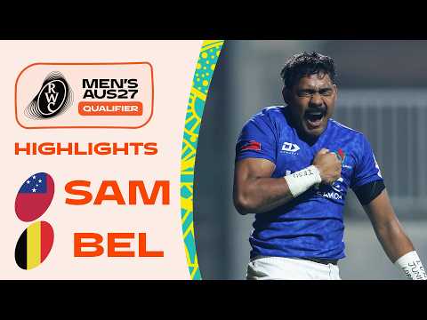 PURE DRAMA in World Cup decider! 🤯 | Samoa v Belgium | Rugby World Cup 2027 Final Qualification