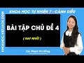 Khoa học tự nhiên 7 Cánh diều | Bài tập chủ đề 4 - Trang 53 - Giải KHTN 7