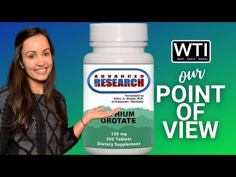 NCI Lithium Orotate Tablets - WTI product video review