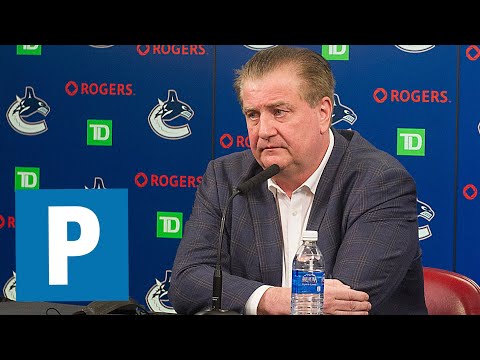 Canucks GM faces media The Province
