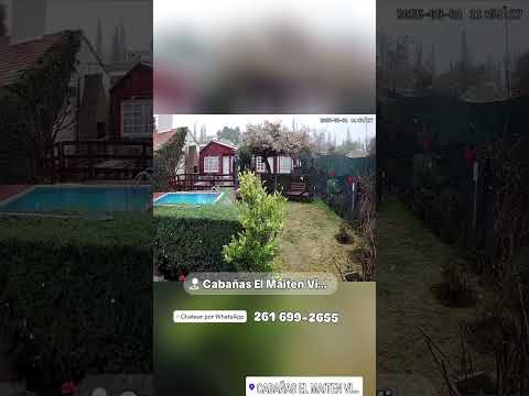 Cabañas El Maiten Vistalba 📲 261 699-2655 Mendoza Luján de Cuyo