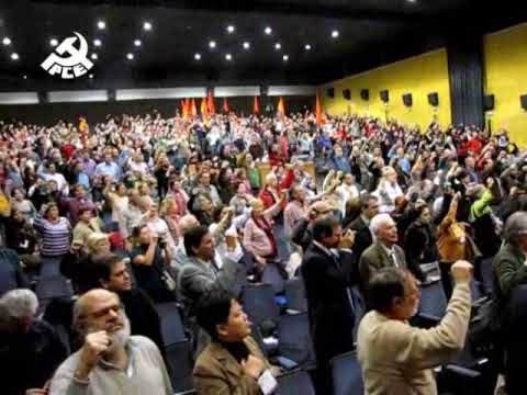 La Internacional al final del XVIII Congreso del PCE