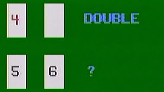 Las Vegas Blackjack Magnavox Odyssey 2 Gameplay