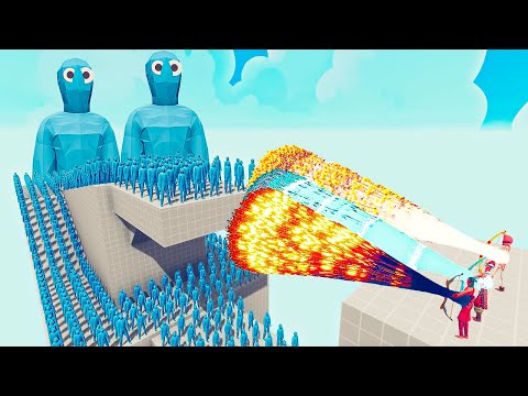 100x ICE ZOMBIES + 2x GIANT vs 3x EVERY GOD - Totally Accurate Battle Simulator TABS
