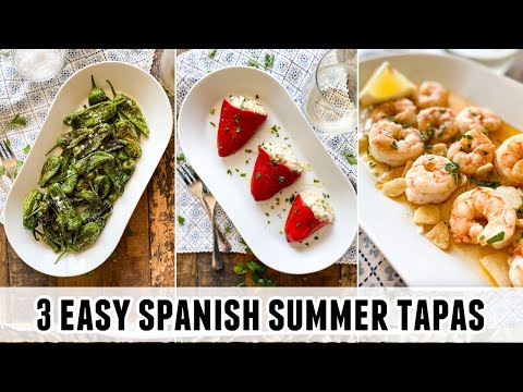 3 Easy Spanish Summer Tapas + Wine Pairing for Each Dish