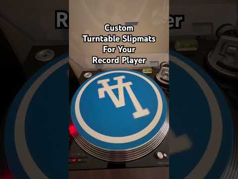 Los Angeles personalized slip mat for this DJ deck. Link in bio. #vinyl #turntable #dj #djremix