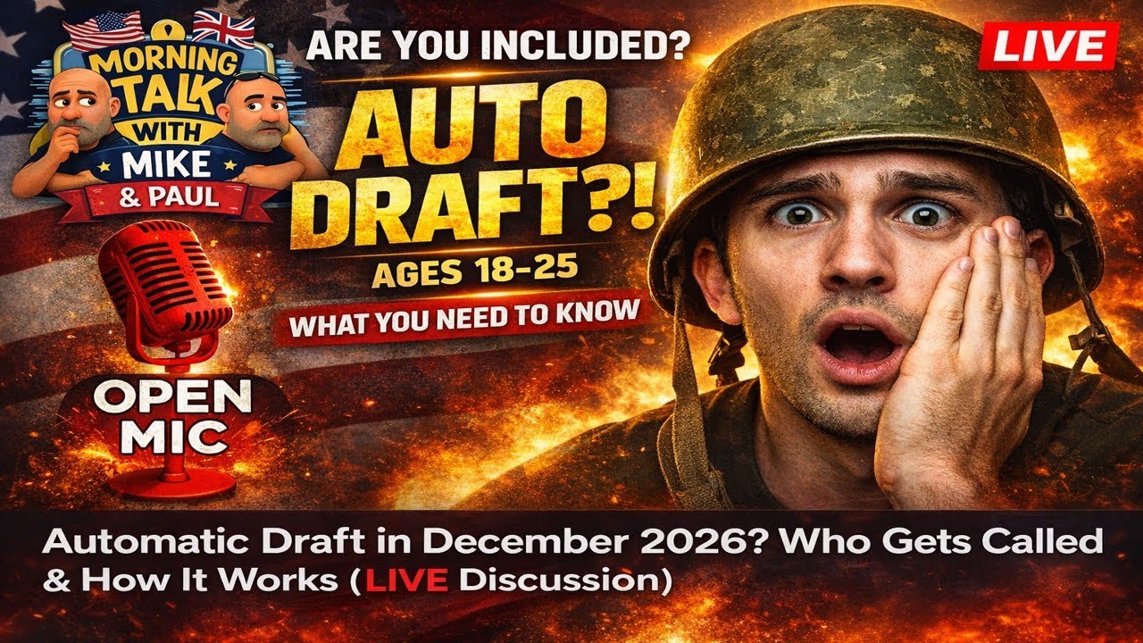 AUTO DRAFT 2026?! Are You Included (Ages 18–25) | LIVE Open Mic Discussion