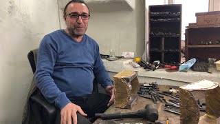 # SON ERMENİ GÜMÜŞ USTALAR ; 47 SENELİK GÜMÜŞ KAKMA USTASI VAHAN VARBE