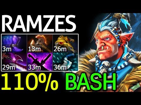 RAMZES Dota 2 [Troll Warlord] REALLY 110% Bash