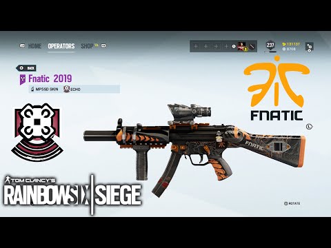 Fnatic ESPORTS Weapon Skin - Rainbow Six Siege