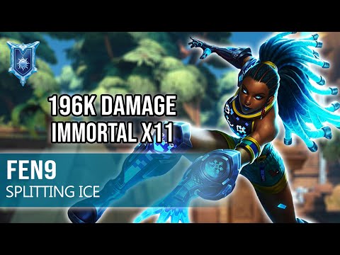 196K Damage fen9 Imani Paladins Competitive (Diamond) SPLITTING ICE - Immortal X11