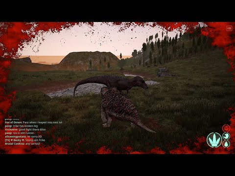 Getting rid of my Trike - Trike vs Rex 1v1 | The Isle Gameplay