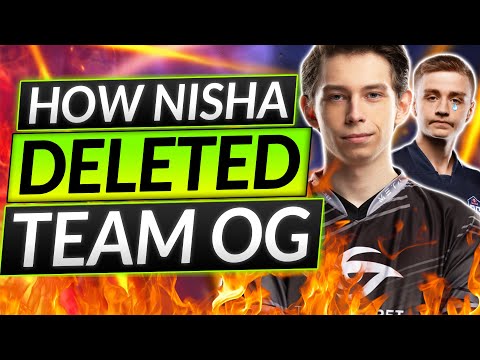 How Nisha DELETED TEAM OG - NEW EMBER SPIRIT STRATEGY (TI10) - Dota 2 Carry Guide