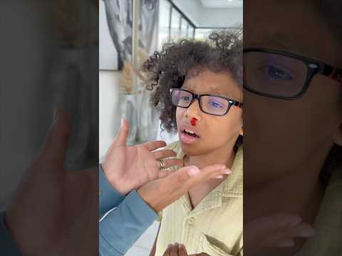 We seen his nose and then this happened… #shorts #chaos #family #eviltwin