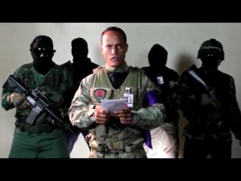 VIDEO STATEMENT: Venezuelan Pilot Declared War Against His President  (Oscar Pérez)