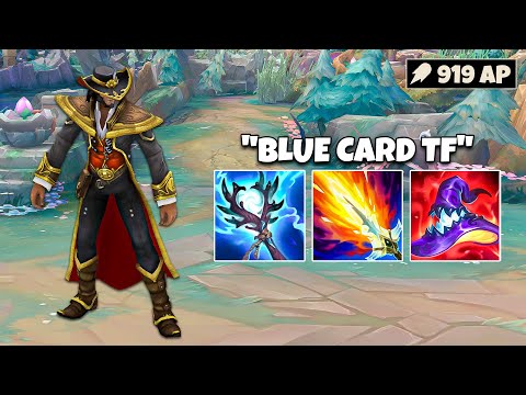 BLUE CARD ONE SHOT TWISTED FATE