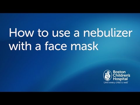 How to Use an Asthma Nebulizer with Face Mask
