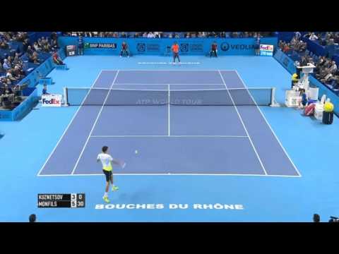 Monfils Casually Toying Around