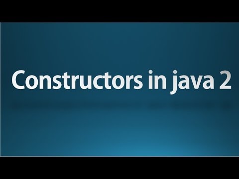 Java Tutorial For Beginners 9 Constructors 2