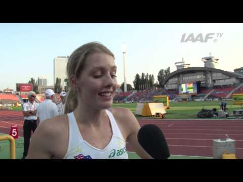 WYC Donetsk 2013 - Georgia WASSALL AUS - 800m Girls SEMI-FINAL