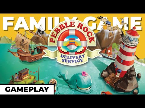 Pebble Rock Delivery Service - A Family Game - 3 Player Gameplay