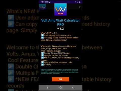 Volt Amp Watt Calculator Pro video thumbnail