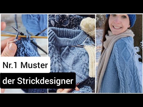 3 easy cable knitting patterns - instructions for beginners