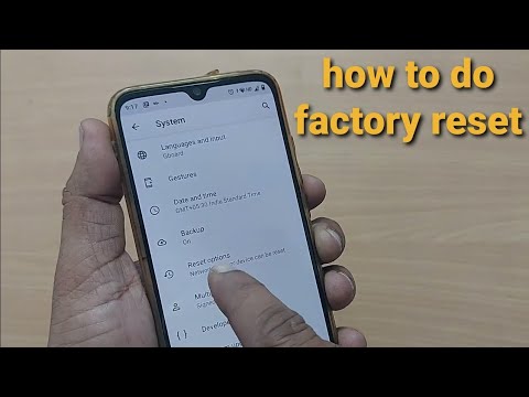 how to do factory reset on android phone
