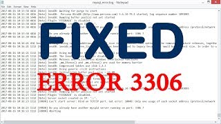Cannot connect to MySQL server on localhost:3306 [FIXED]