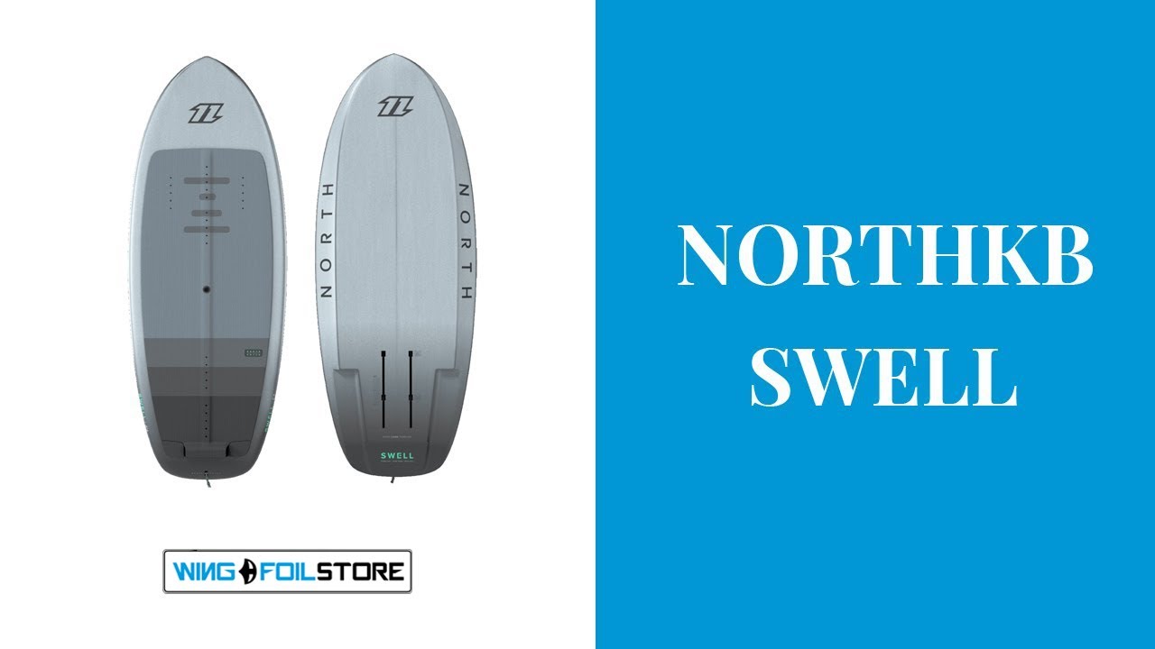 Vista delantera y trasera y lateral de tabla Northkb Swell 2021